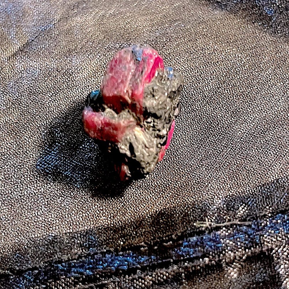 3 LEFT! Rough GEMMY Ruby Slabs & Chunks w/ Black Tourmaline - Picture 3 of 14